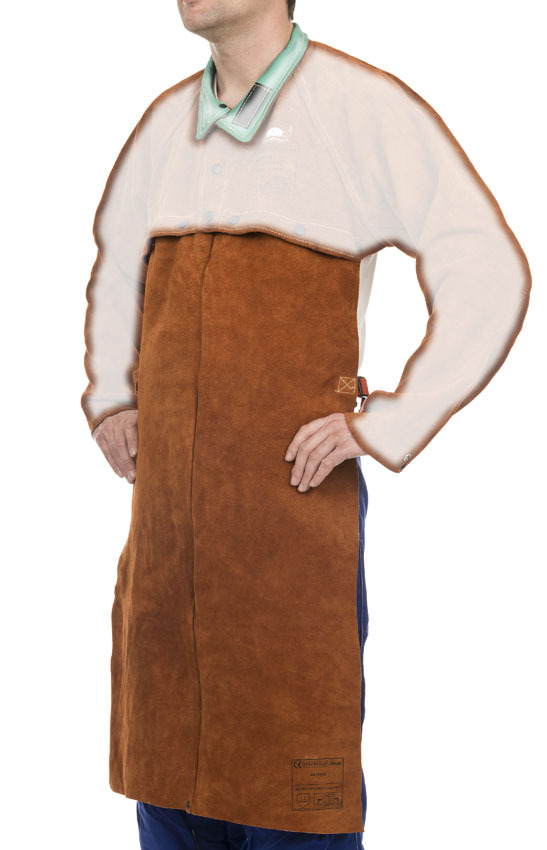Zváračská zástera pripínacia pre bolero, kožená WELDAS LB 44-7836 XL